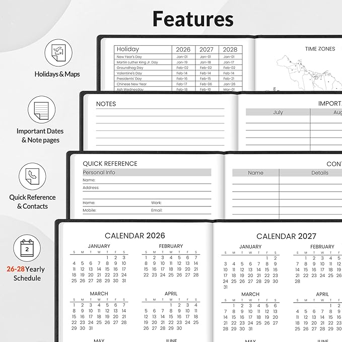 SUNEE 2026-2027 Pocket Weekly Planner - Image 5