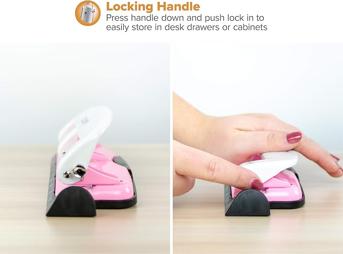 PaperPro inCOURAGE 12 Reduced Effort 3-Hole Punch, 12 Sheets - Image 3