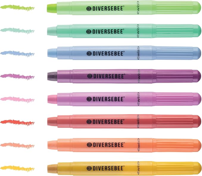 DIVERSEBEE Bible Highlighters and Pens No Bleed, 8 Pack Assorted Colors Gel - Image 2