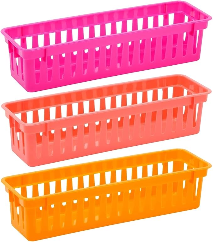 Juvale 24-Pack Pencil Holder Trays and Organization Baskets - Image 9