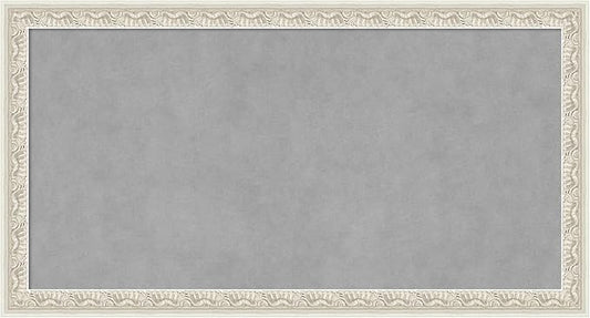 Amanti Art Silver Framed Magnetic Board 14x26 Small Vision Board by AmantiArt