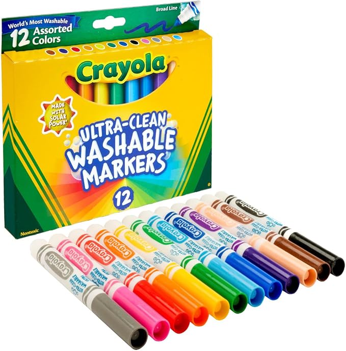 Crayola Broad Line Markers, Washable Markers - Image 6