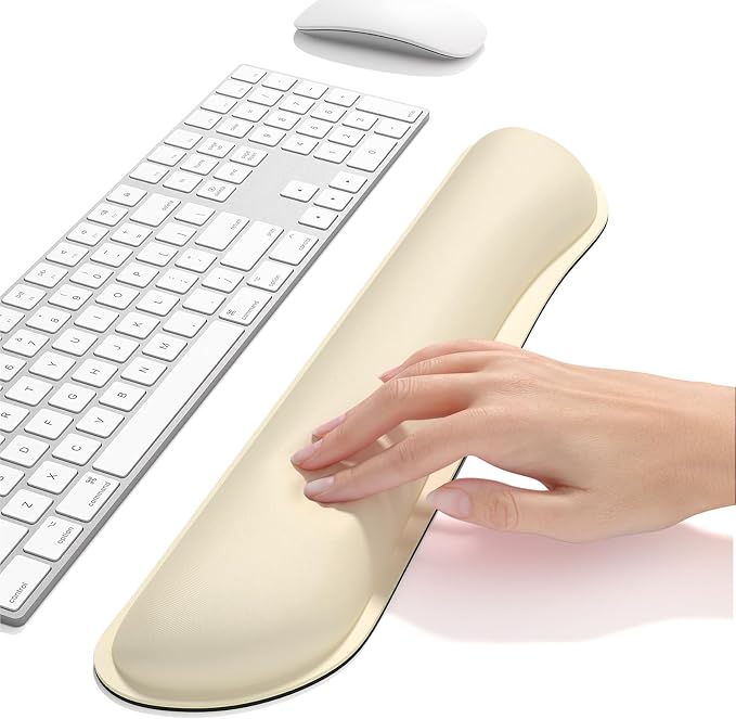 Dapesuom Enlarge Keyboard Wrist Rest, Memory Foam Keyboard Wrist Cushion - Image 5