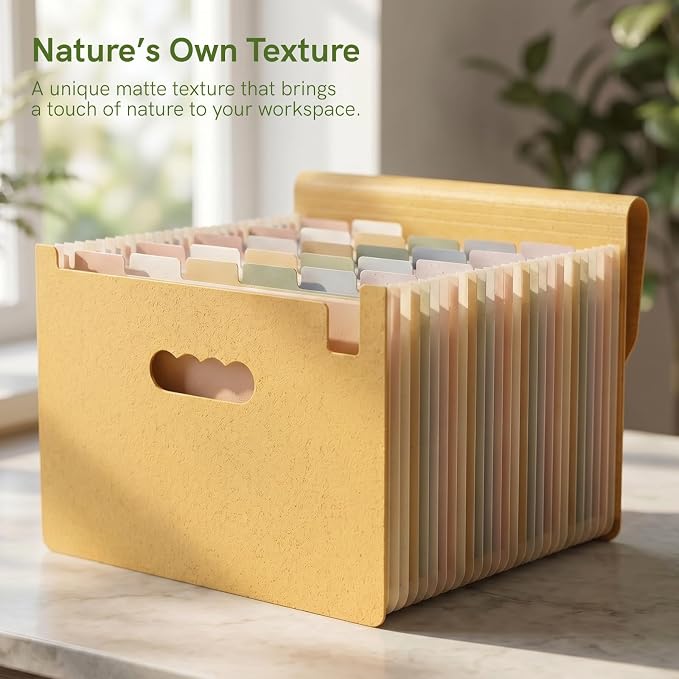ABC life 26 Pockets Accordion File Organizer, High Capacity Expanding File - Image 3