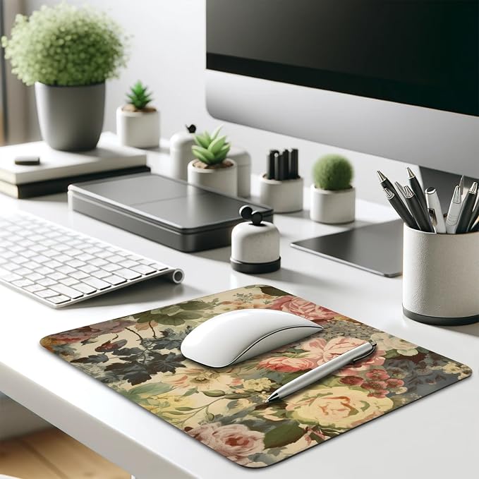 Elegant Watercolor Floral Mouse Pad - Image 7