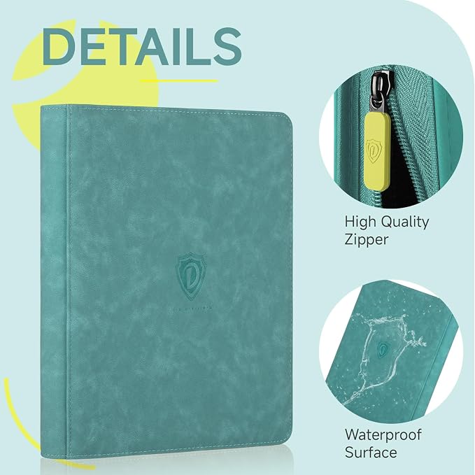 9 Pocket Card Binder, 360 Pockets Trading Card Binder, Double Sided Pocket - Image 2