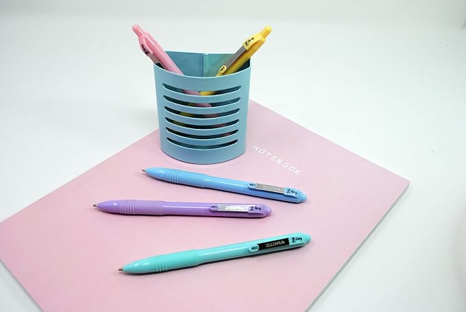 Zebra Pen Z-Grip Pastel Retractable Ballpoint Pen, 1.0mm Medium Point, - Image 3