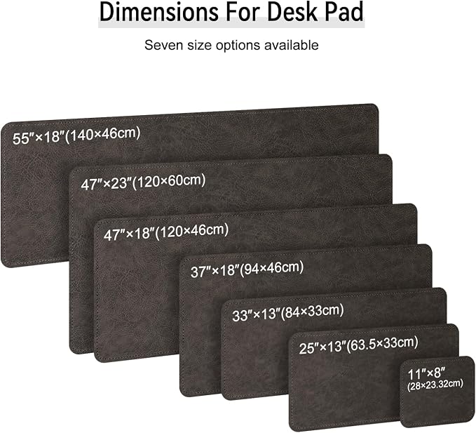 Imitation Crazy Horse Leather Desk Mat - Image 8