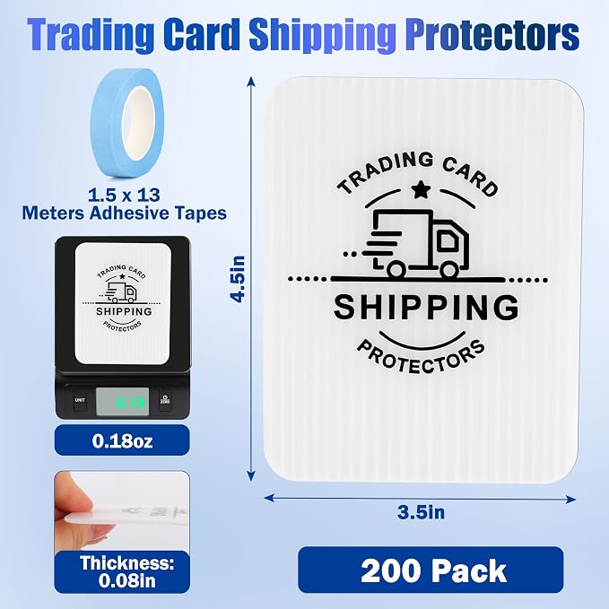 200 Pack Trading Card Shipping Protectors - Image 2