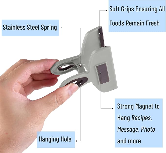 Mr. Pen- Magnetic Bag Clips, 4 Pack, Durable Plastic - Image 5