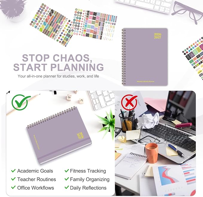 Planner 2026-2027, Weekly and Monthly Academic Planner, July 2026 - Image 6
