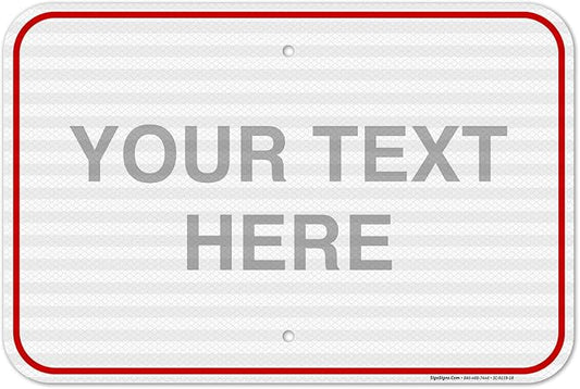 Custom Sign, Personalized Metal Signs, Customize by SigoSigns