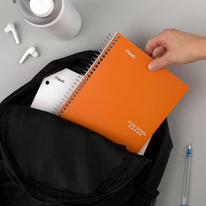 Five Star Spiral Notebook, 2 Subject, College Ruled Paper, 80 Sheets, Fights - Image 8