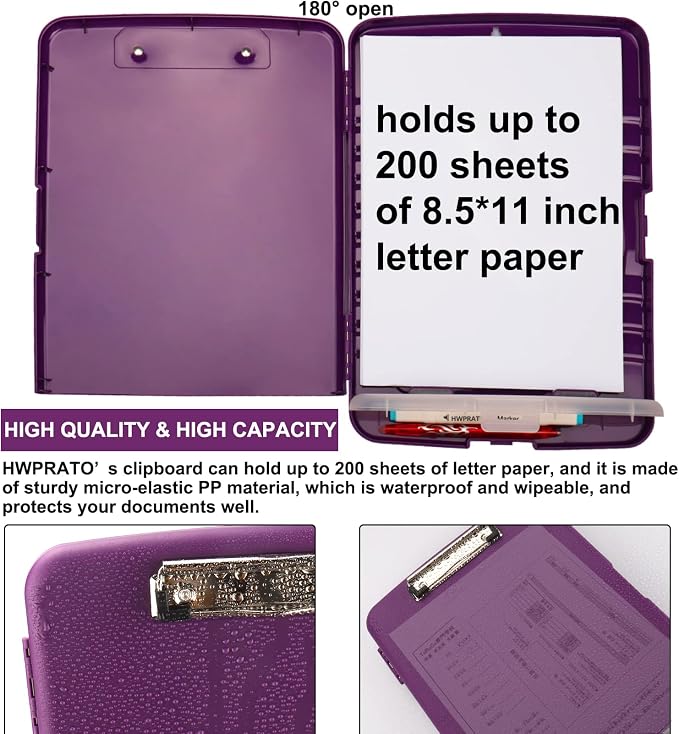 HWPRATO Clip Boards 8.5x11 - Image 4