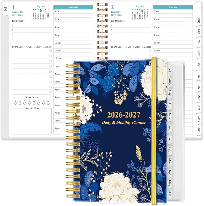 2026-2027 Daily & Monthly Planner by Heveboik