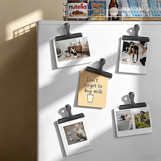 HOUSE AGAIN Large Chip Clips Bag Clips, 6 Pack Strong Magnetic Bag Clip - Image 8