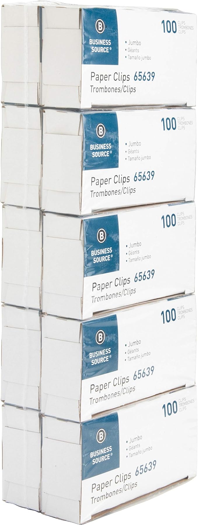 Business Source Paper Clips, .041 Wire Gauge, 1000/ Pack, 41 Mile - Image 4