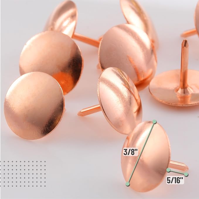 Mr. Pen- Thumb Tack, 500 Pack, Rose Gold, Flat Push Pins Bulk | Metal Roundness - Image 6