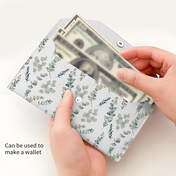 Cash Envelope Wallet Cute PU Leather Envelopes Bag - Image 4