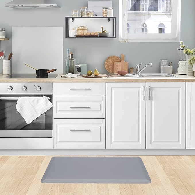 KitchenClouds Kitchen Mat Cushioned Anti Fatigue Rug 17.3"x28" Waterproof Non - Image 7