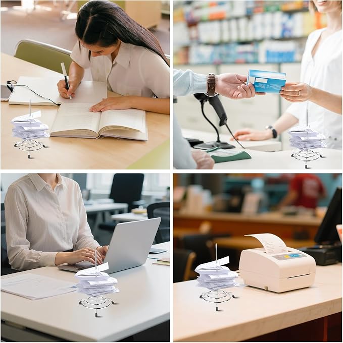 Receipt Holder 4Pcs Ticket Stabber Stainless Steel Receipt Spike, Ticket Holder - Image 6