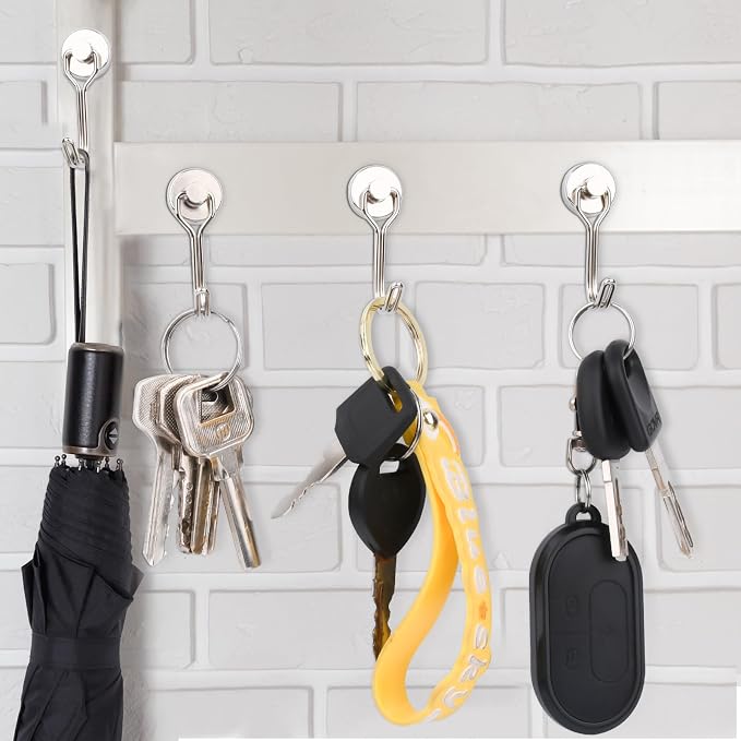 MAGXCENE 24 Pack Swivel Swing Magnetic Hooks, Strong Neodymium Magnetic Hooks - Image 7