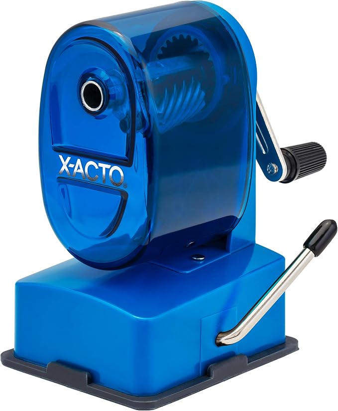 X-ACTO Bulldog Manual Pencil Sharpener w/Vacuum Mount, Colors May Vary - Image 4