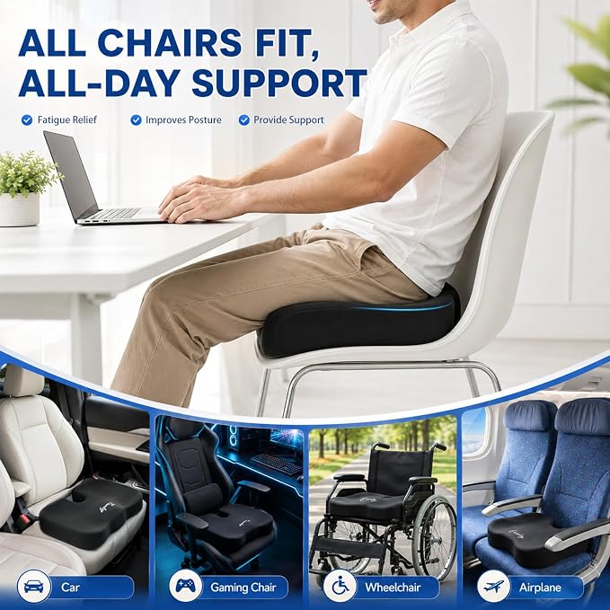 2 Pack Seat Cushion for Office Chairs - Image 3