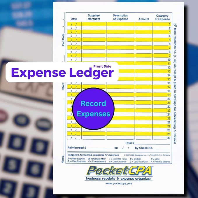 3-in-1 Receipt Organizer Envelopes - Image 3