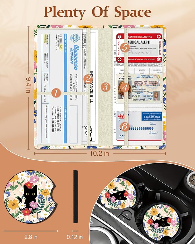 Slohif Car Registration and Insurance Holder - Image 2