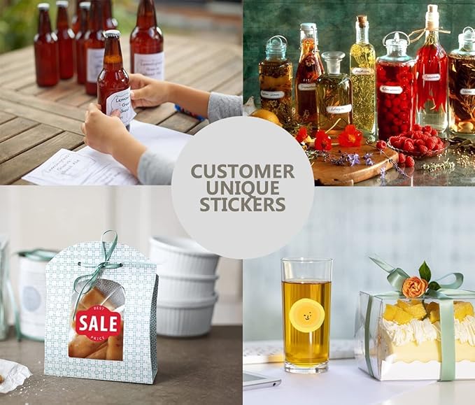 100-500 Pcs Custom Stickers Personalized Labels - Image 5