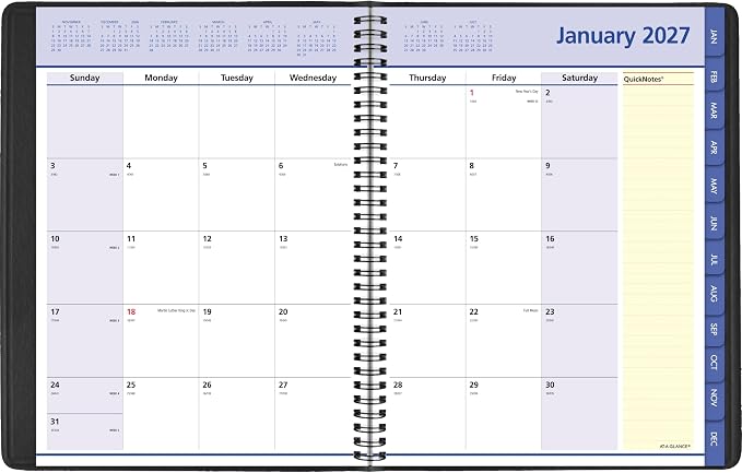 AT-A-GLANCE 2027 Planner, 8.25" x 11", QuickNotes - Image 8
