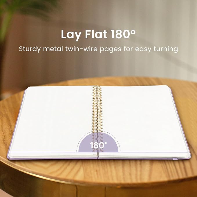 Taja Blank Spiral Journal Notebook - Image 4