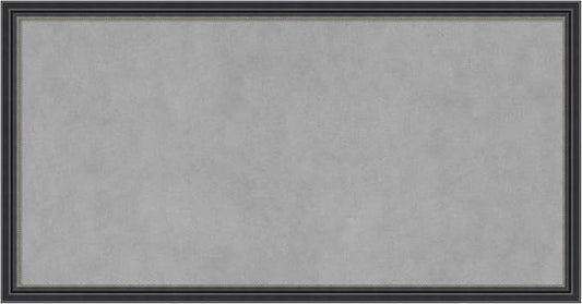 Amanti Art Black Framed Magnetic Board 13x25 Small Vision Board by AmantiArt