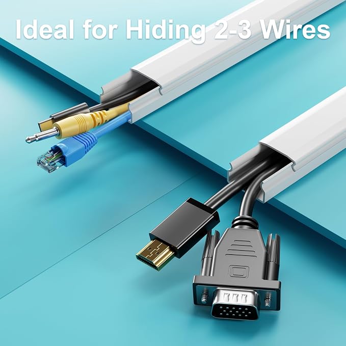 Yecaye Cord Hider, 42In Cord Covers - Image 4