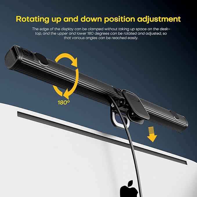 XINBAOHONG Mini Laptop Monitor Light, Computer Monitor Screen Light - Image 7