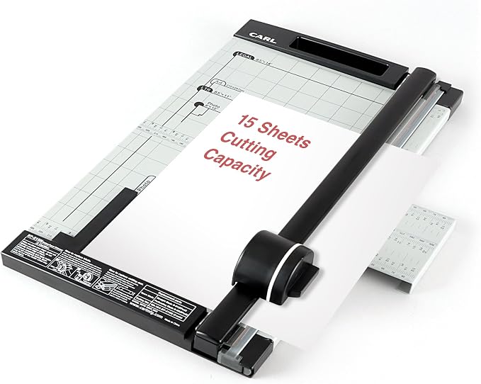 Carl, Professional Rotary Paper Trimmer 15-inch, 15 Sheet Cutting Capacity by CARL