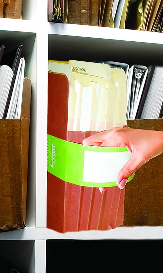 Tabbies File Pocket Handles, 9.63 x 2, 12 Sheets/Pack - Image 3
