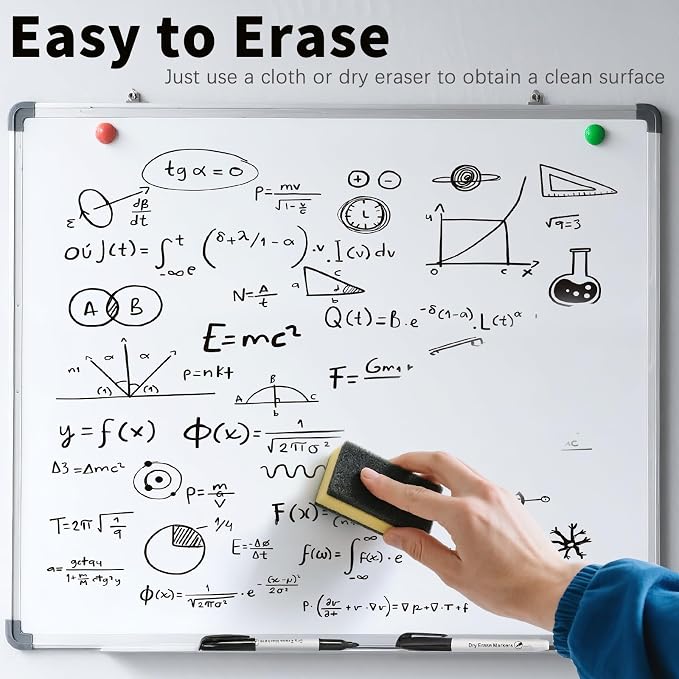 Duchong 72 Packs Dry Erase Markers Bulk, Fine Tip Whiteboard Markers - Image 4