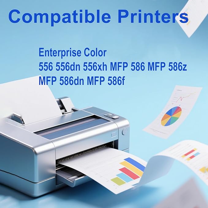 Remanufactured 981X 981 High Yield Black Ink Cartridge Works for PageWide Enterprise Color 556 556dn 556xh MFP 586 MFP 586z MFP 586dn MFP 586f Printer-DeskLoop Office
