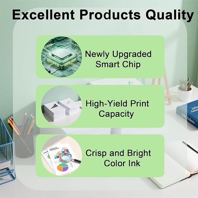 Remanufactured 981X 981 High Yield Ink Cartridge Works for PageWide Enterprise Color 556 556dn 556xh MFP 586 MFP 586z MFP 586dn MFP 586f Printer-DeskLoop Office