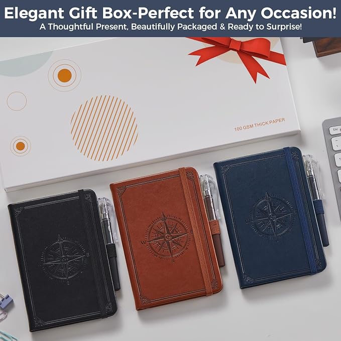 Pocket Notebook Small Journal for Men Women, 3.7" x 5.7", A6 Mini Notebook - Image 6