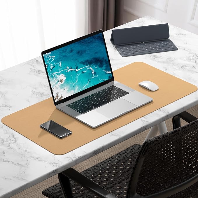 Hsurbtra Desk Pad, XL Extended Mouse Pad, Waterproof Desktop Blotter Protector - Image 7