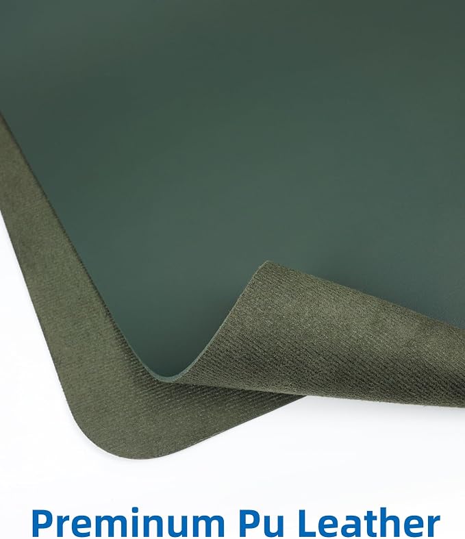 Non-Slip Desk Pad, Mouse Pad, Waterproof PU Leather Desk Protector, Ultra Thin - Image 2