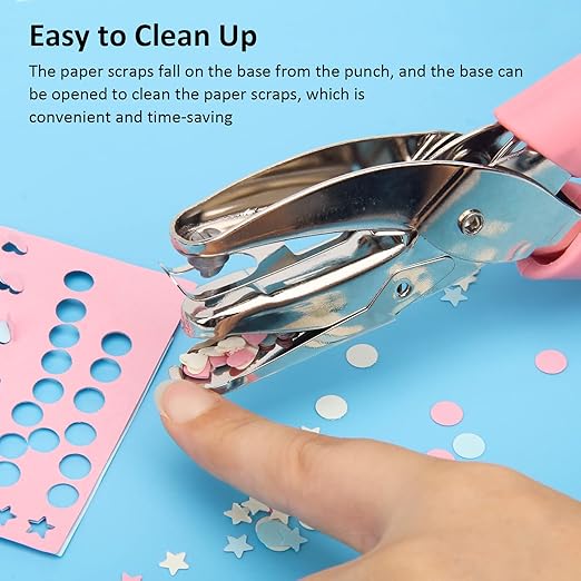 Coolrunner 3-Piece Metal Single Hole Paper Punch - Image 4