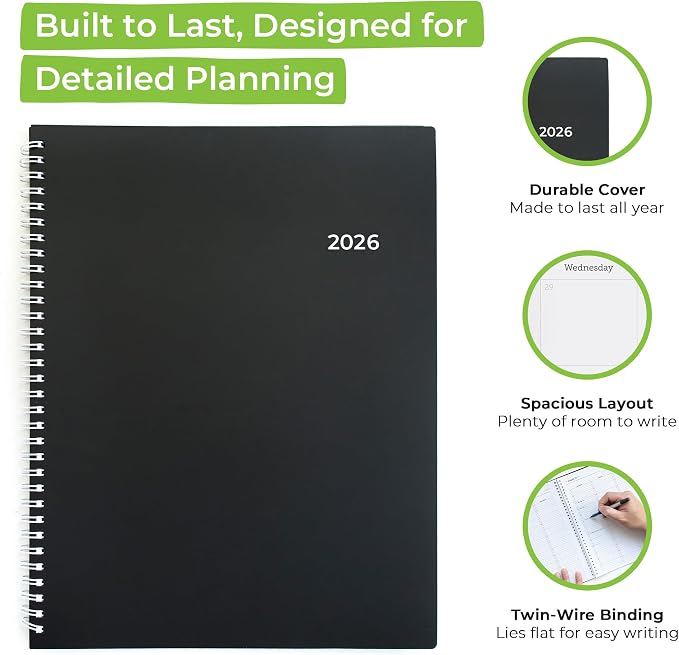 WallDeca Appointment Planner 2026, Agenda Planner - Image 2