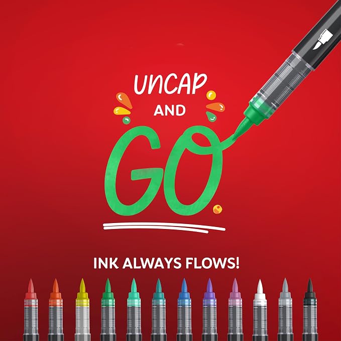 Sharpie Creative Markers, Water-Based Acrylic, Brush Tip, Kids Activity - Image 8