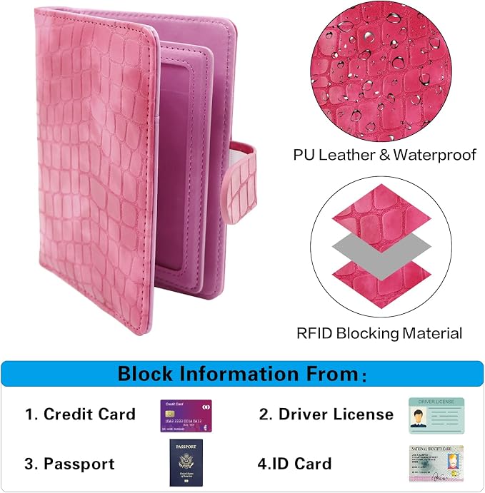 Melsbrinna Unisex Adult Travel Wallet, RFID Protected - Image 4