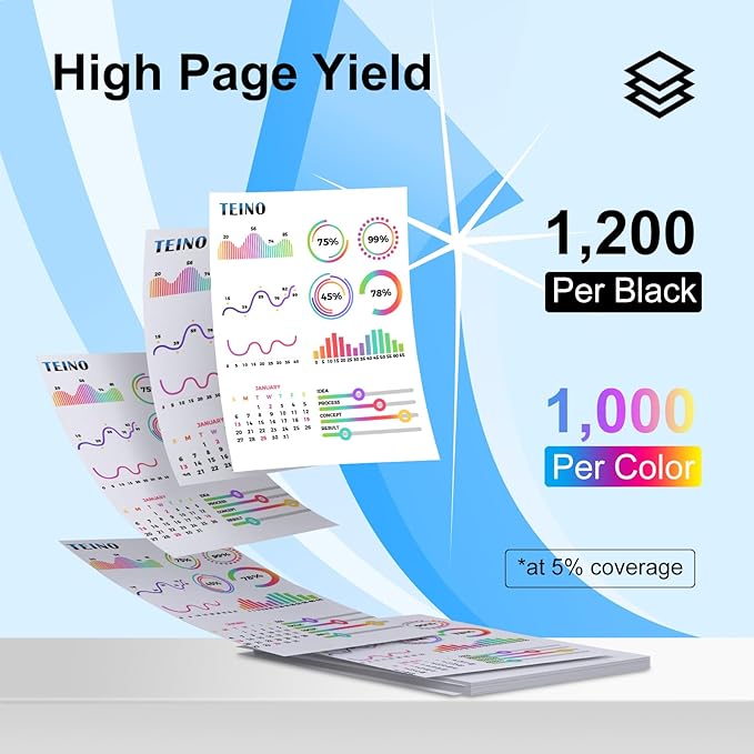 910XL Ink Cartridges Replacement for HP 910XL Ink Cartridges Combo Pack 910 Ink Work with OfficeJet Pro 8015e 8025e 8020 8028e 8010 8035e Printers (4-Pack 910XL Black and Color Combo Pack)-DeskLoop Office