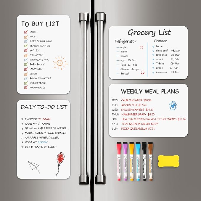 2 Pack Magnetic Dry Erase Board Sheet - Image 7